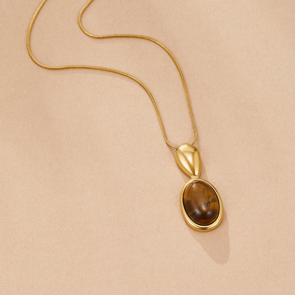 Leandra Tiger Eye Necklace