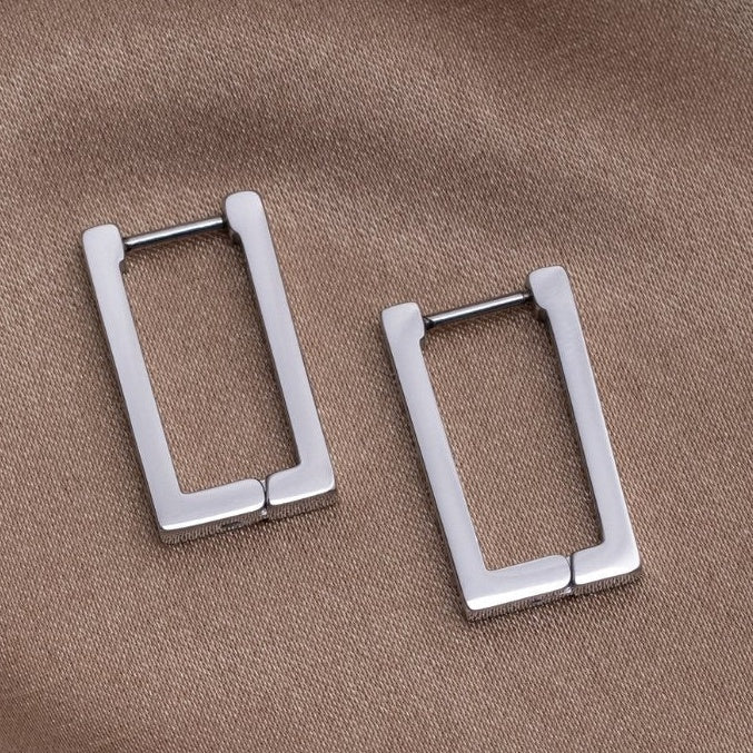 Tecla Rectangle Hoops