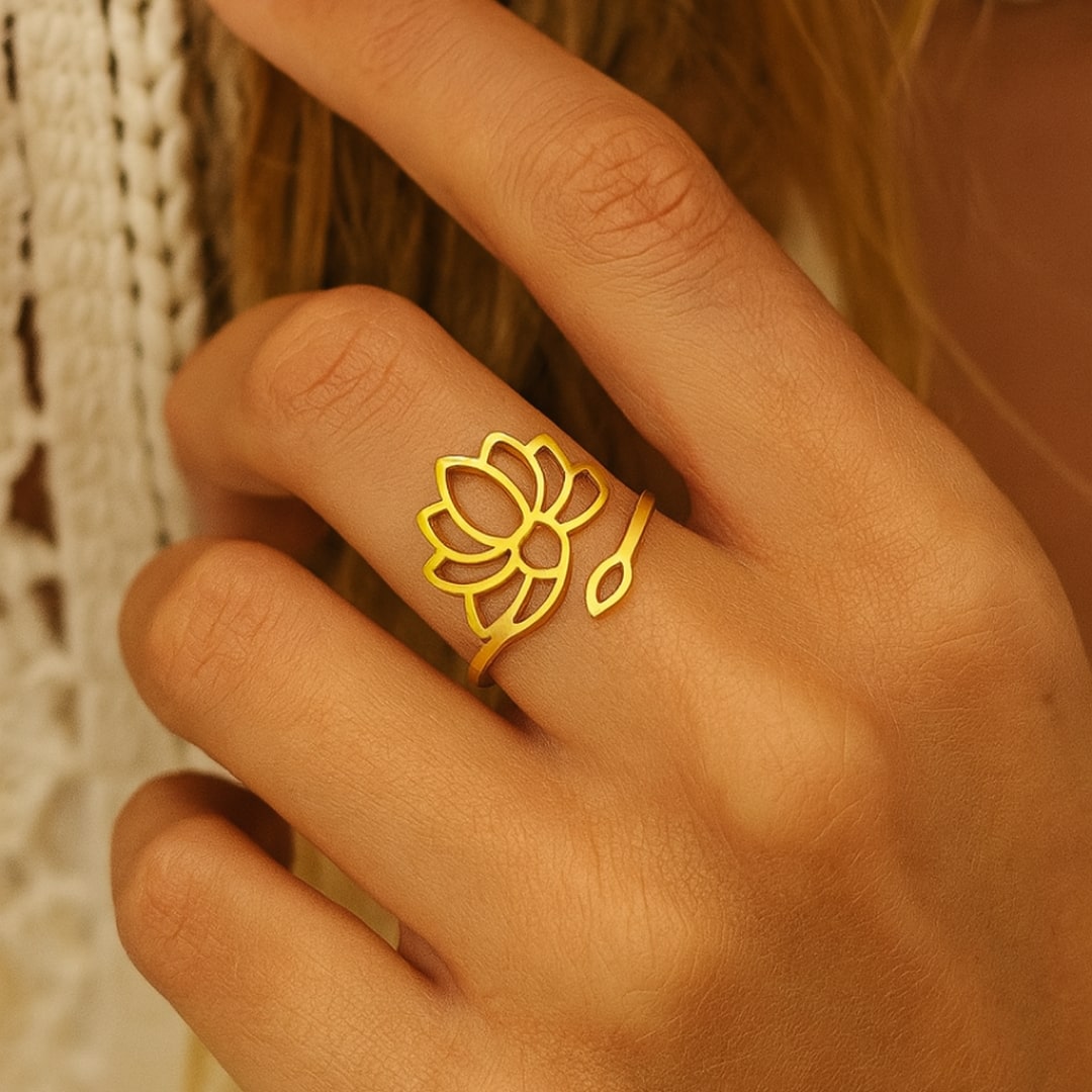 Lotus Adjustable Ring