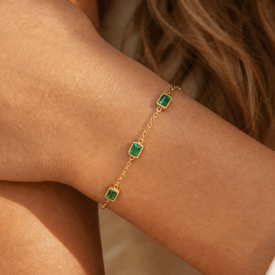 Patrizia Emerald Bracelet