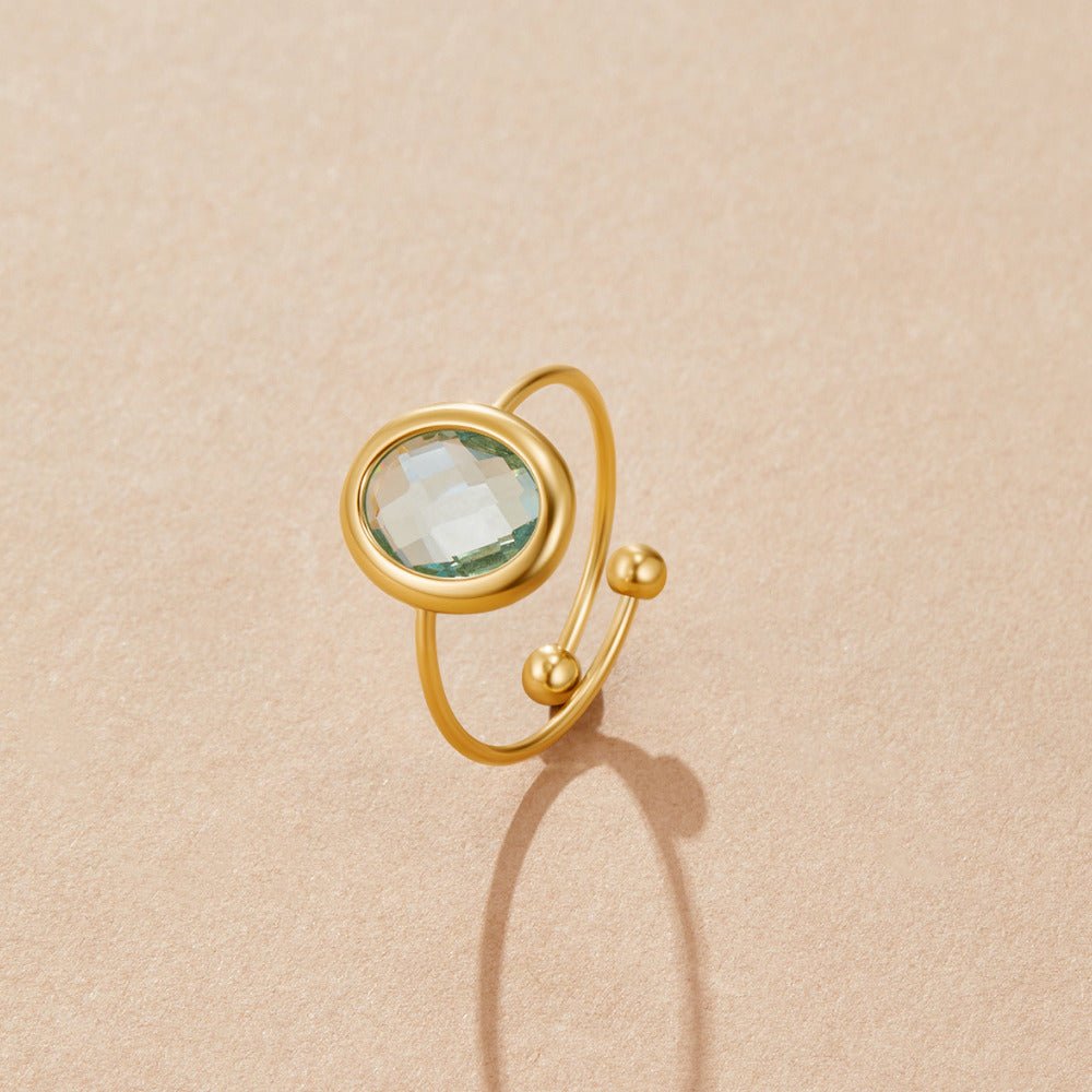 Azzurra Crystal Ring