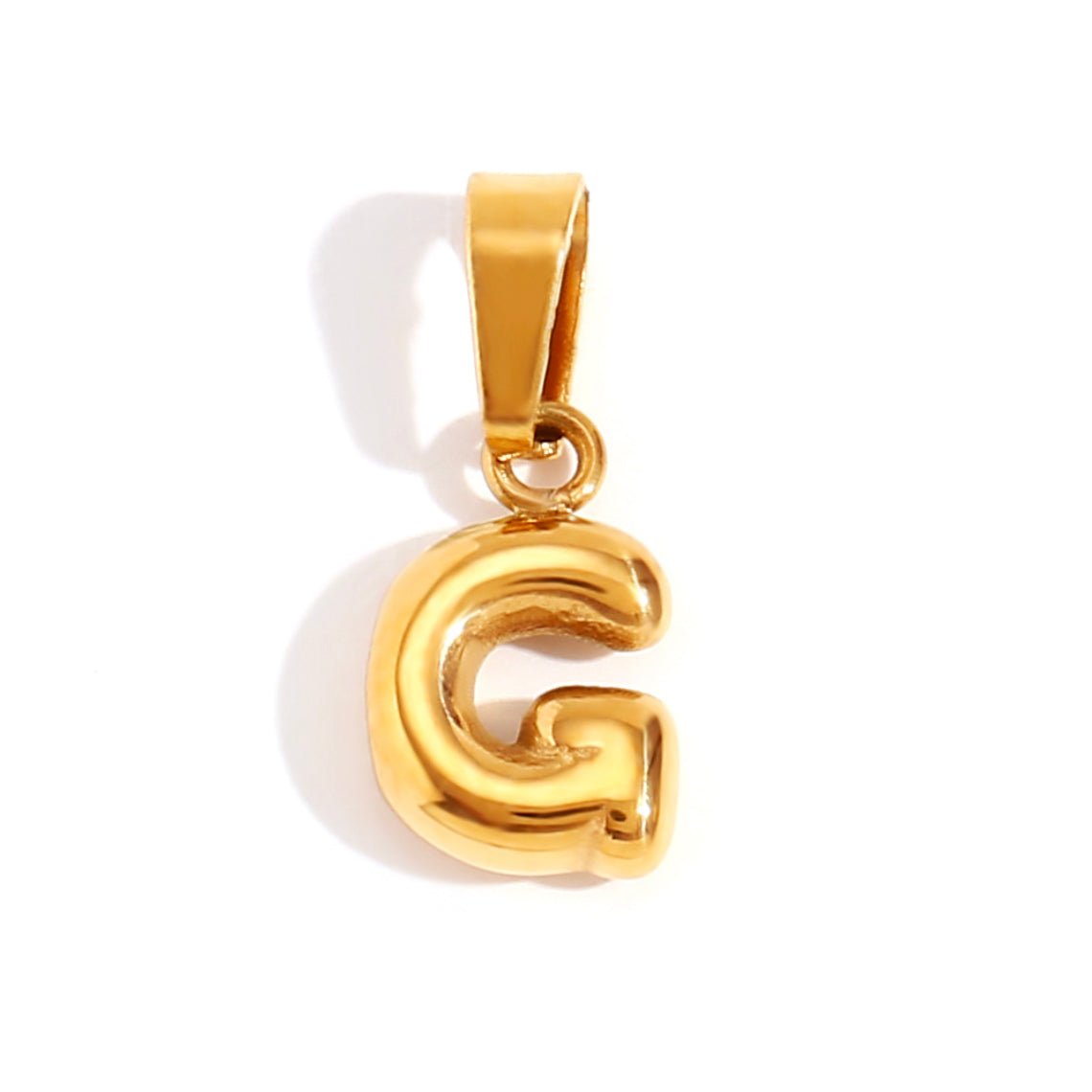 Bettina Bubble Initial Necklace