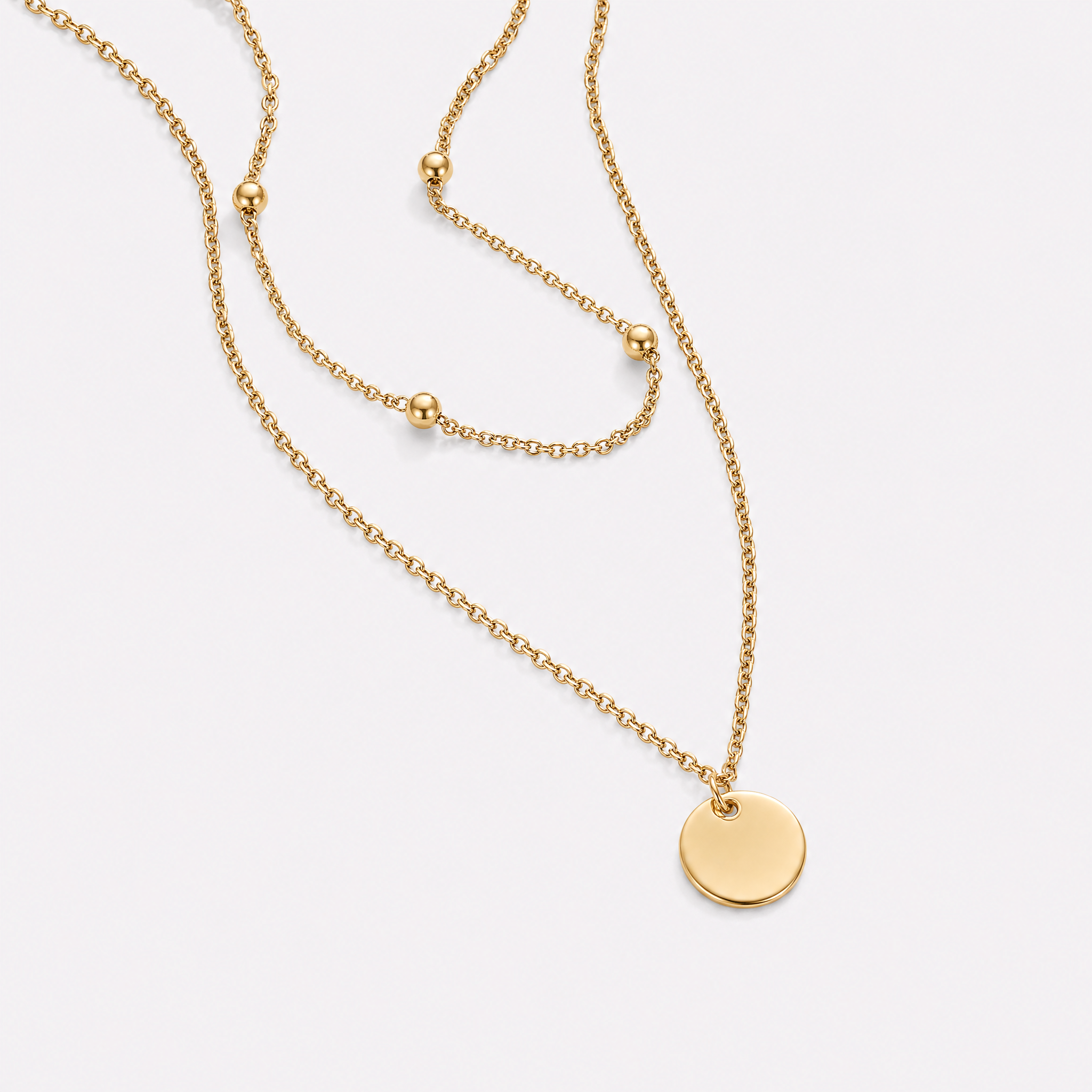 Serena Disc Necklace