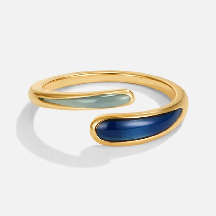 Velia Enamel Wrap Ring