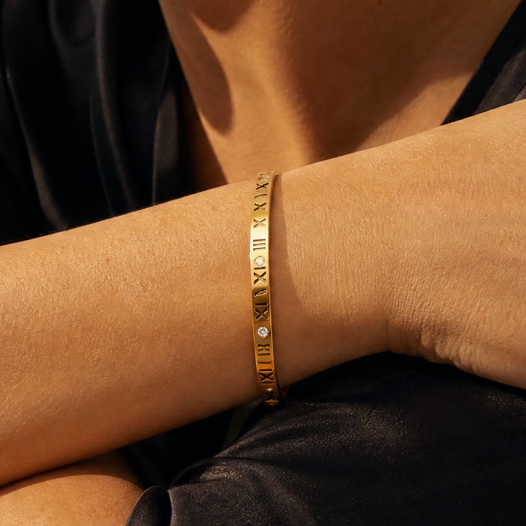 Romilda Numeral Bangle