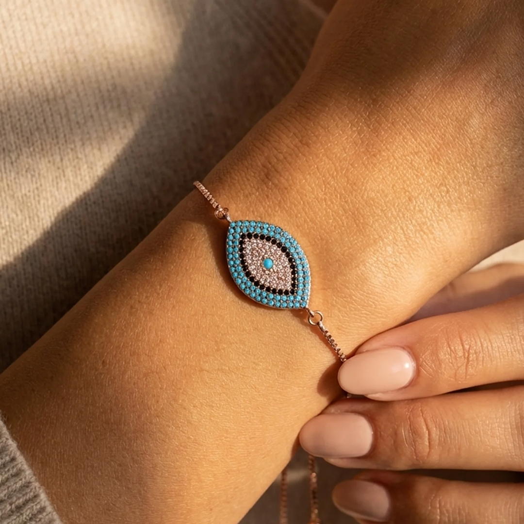 Blue Eye Bracelet - Traditional Symbol