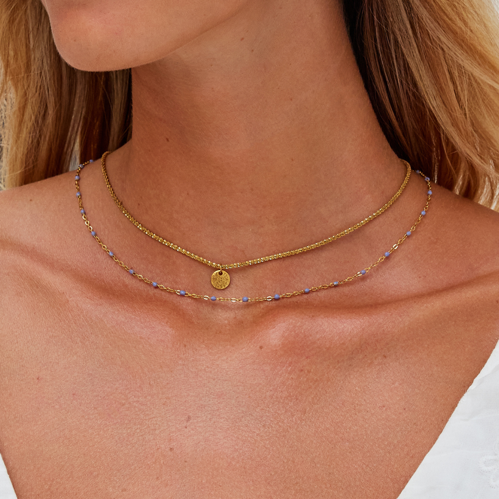Pierina Layered Bead Necklace