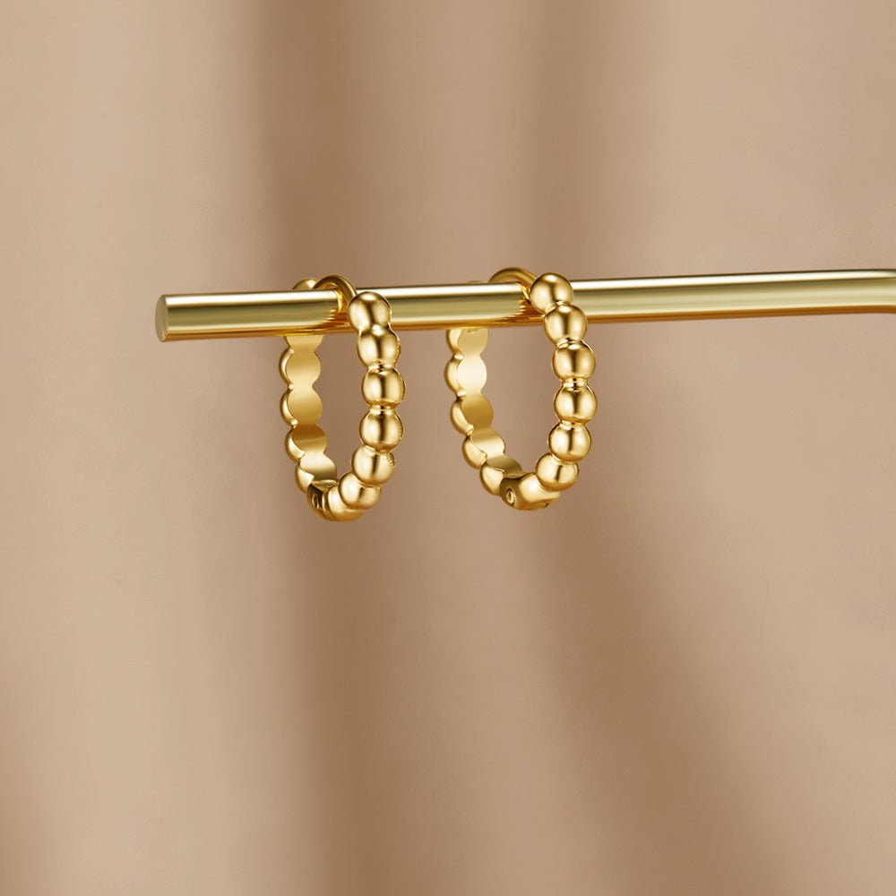 Nicoletta Bead Hoops