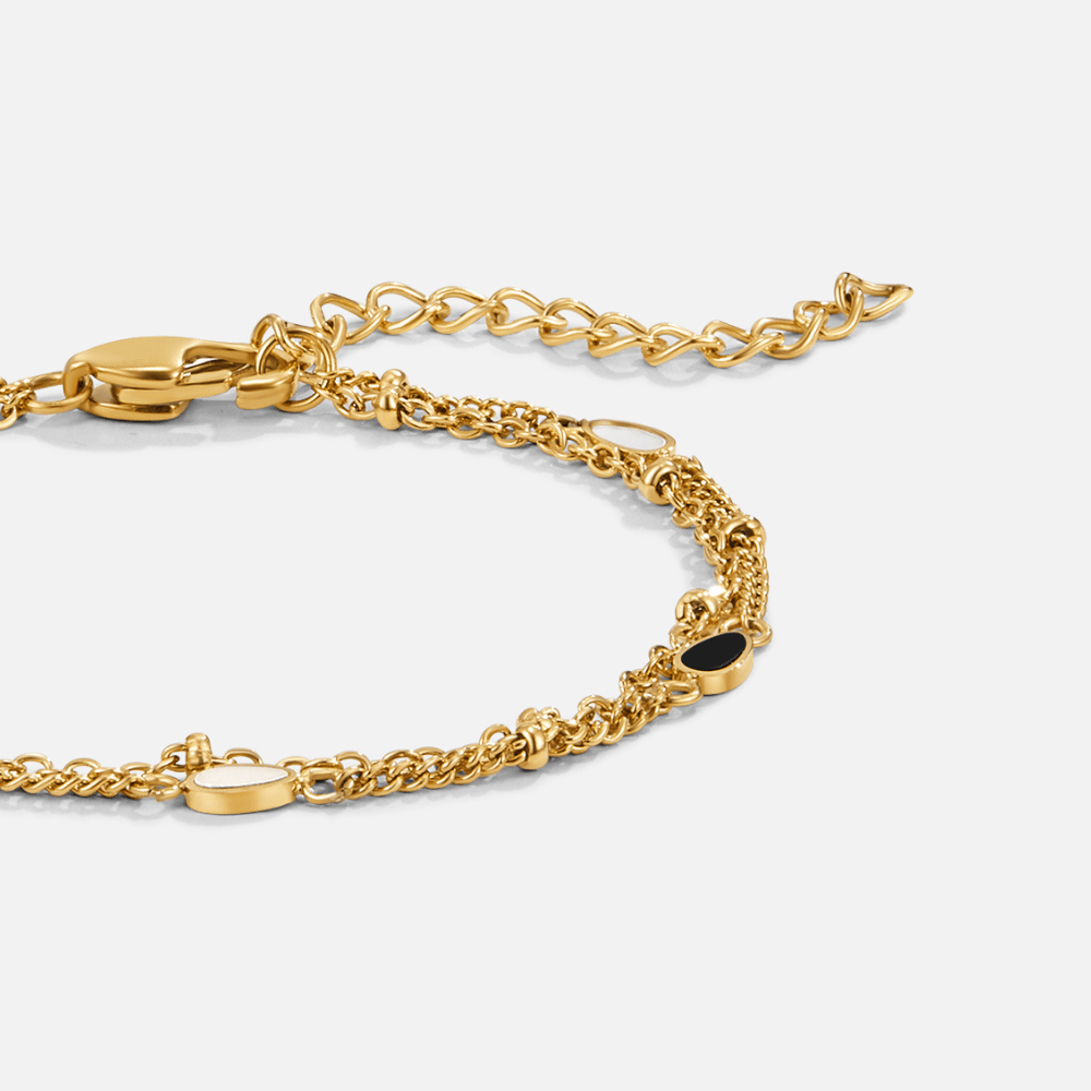 Maura Layered Stone Bracelet
