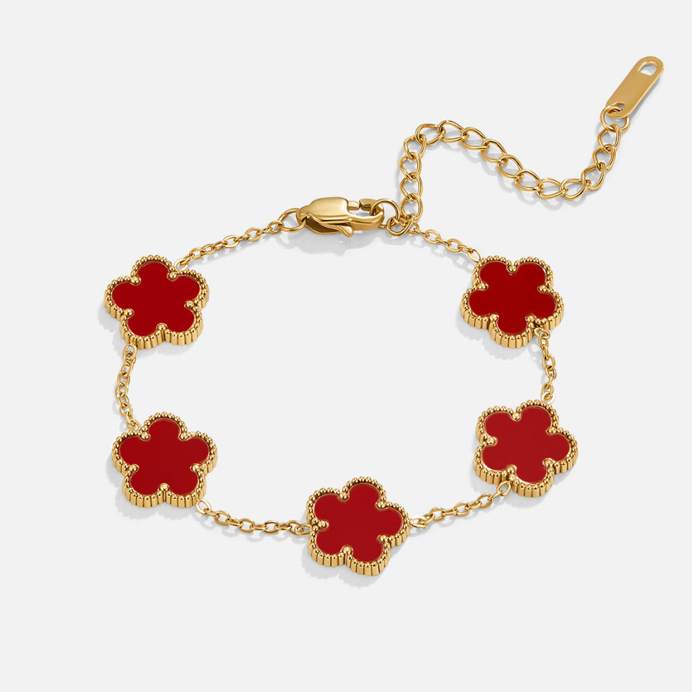 Rubina Flower Bracelet