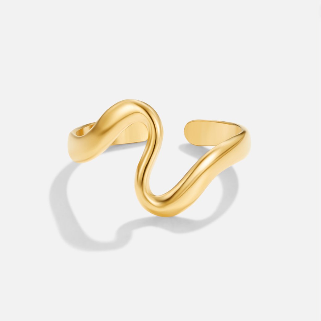 Leda Squiggle Ring