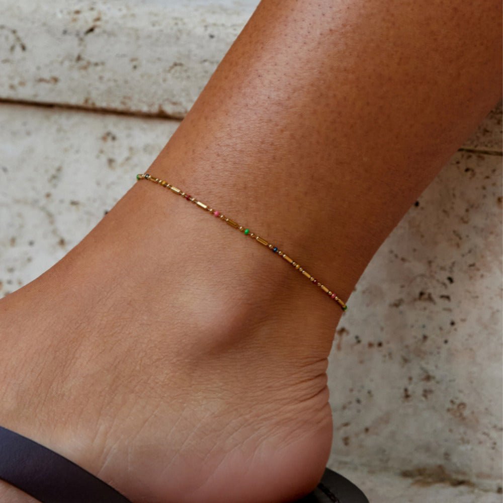 Ambra Bead Anklet