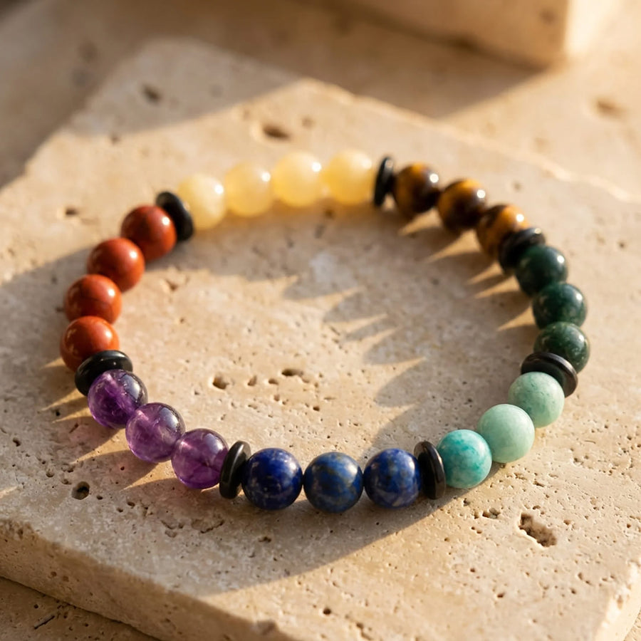 "Harmonization of the 7 Chakras" Bracelet