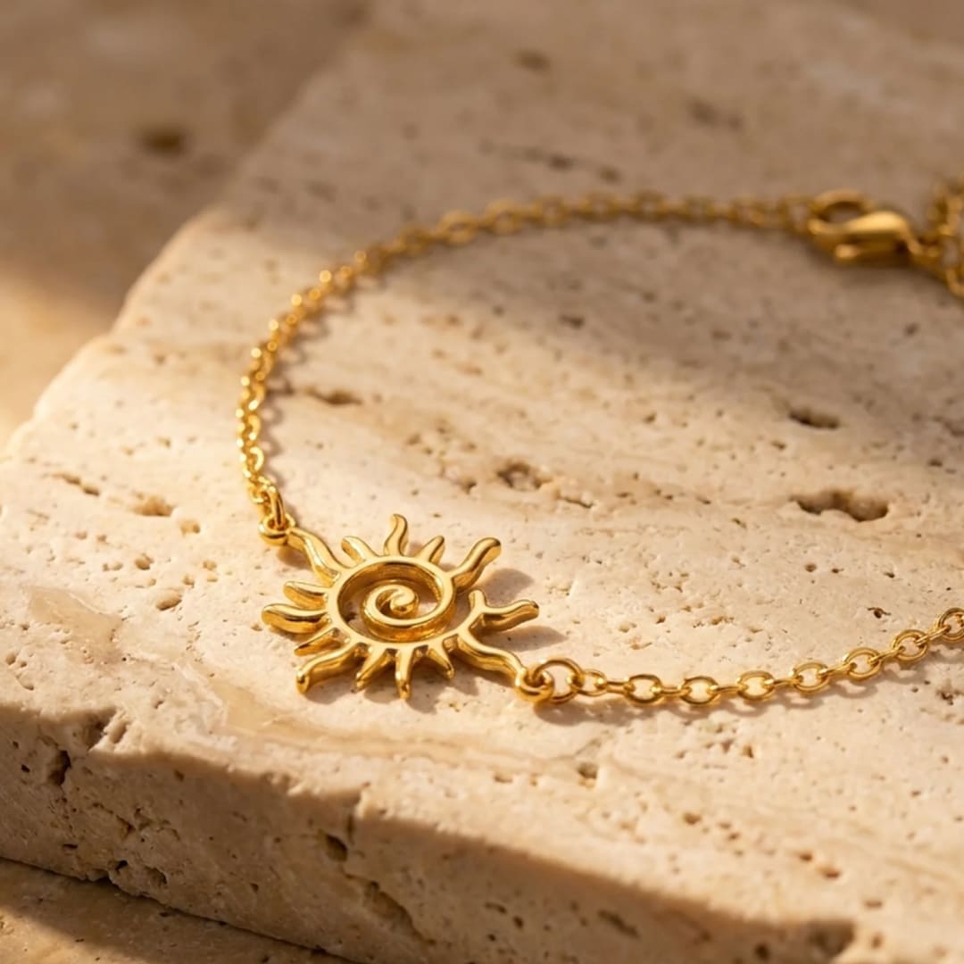 "Ray of Life" Symbolic Sun Bracelet