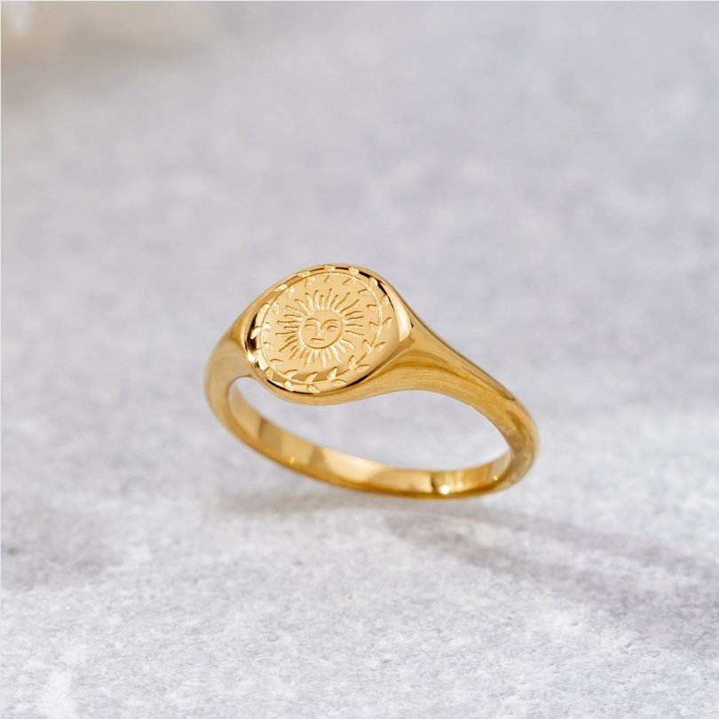 Domenica Sun Signet Ring