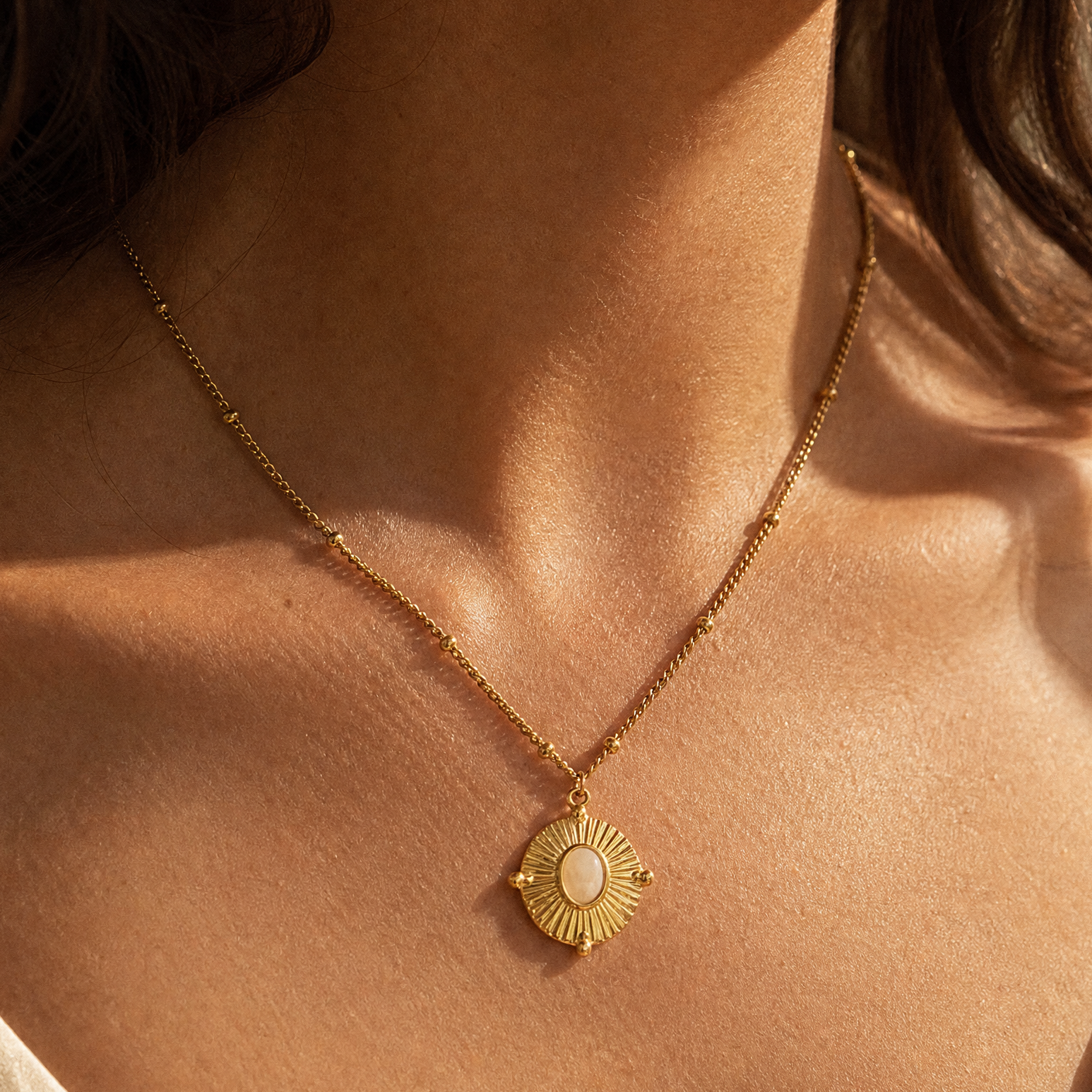 Monica Medallion Necklace