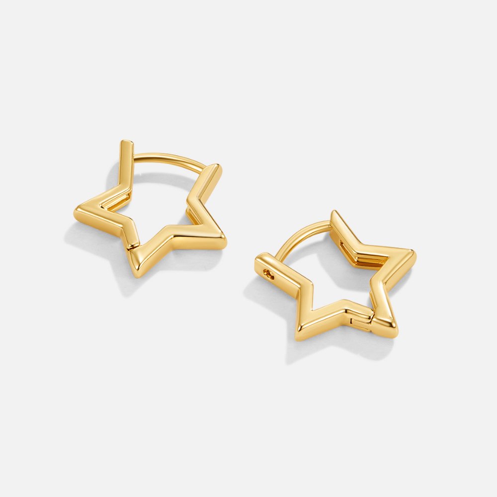 Stellina Star Hoops