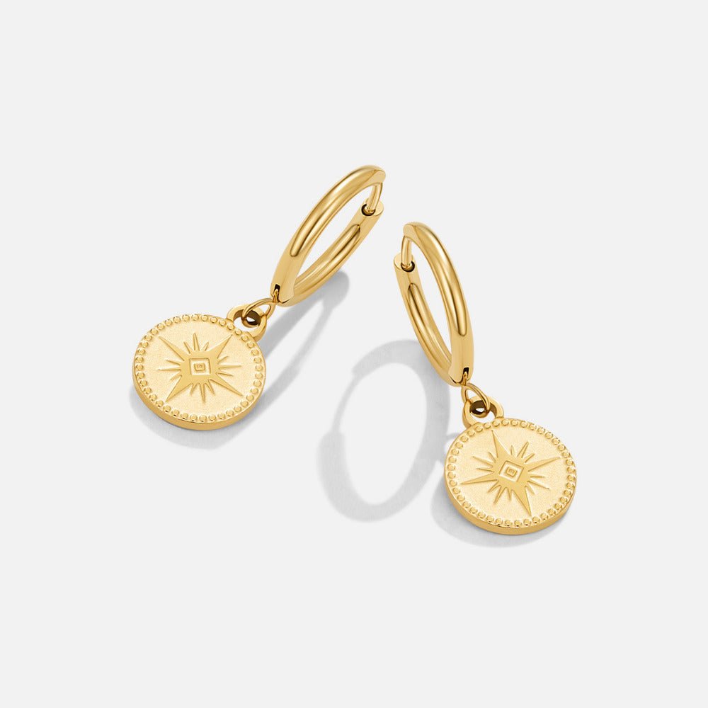 Siria Star Coin Earrings