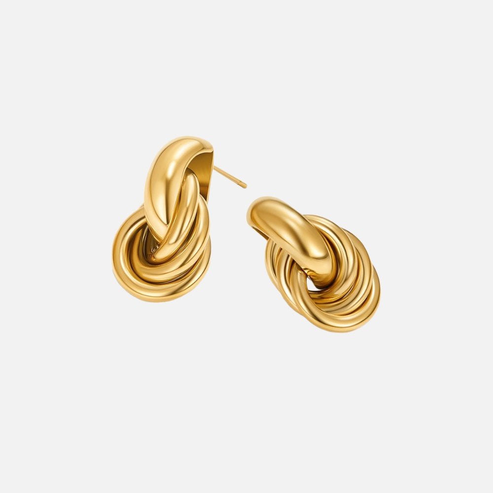 Sofia Twisted Hoop Earrings