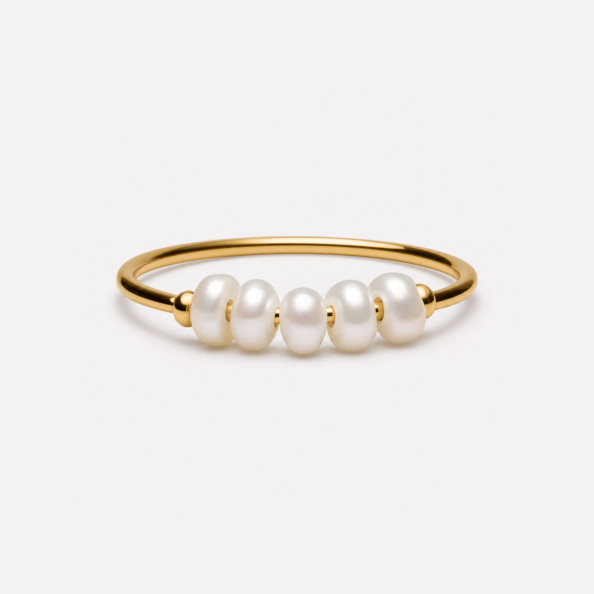 Perlina Pearl Row Ring