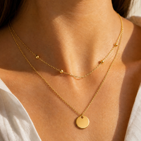 Serena Disc Necklace