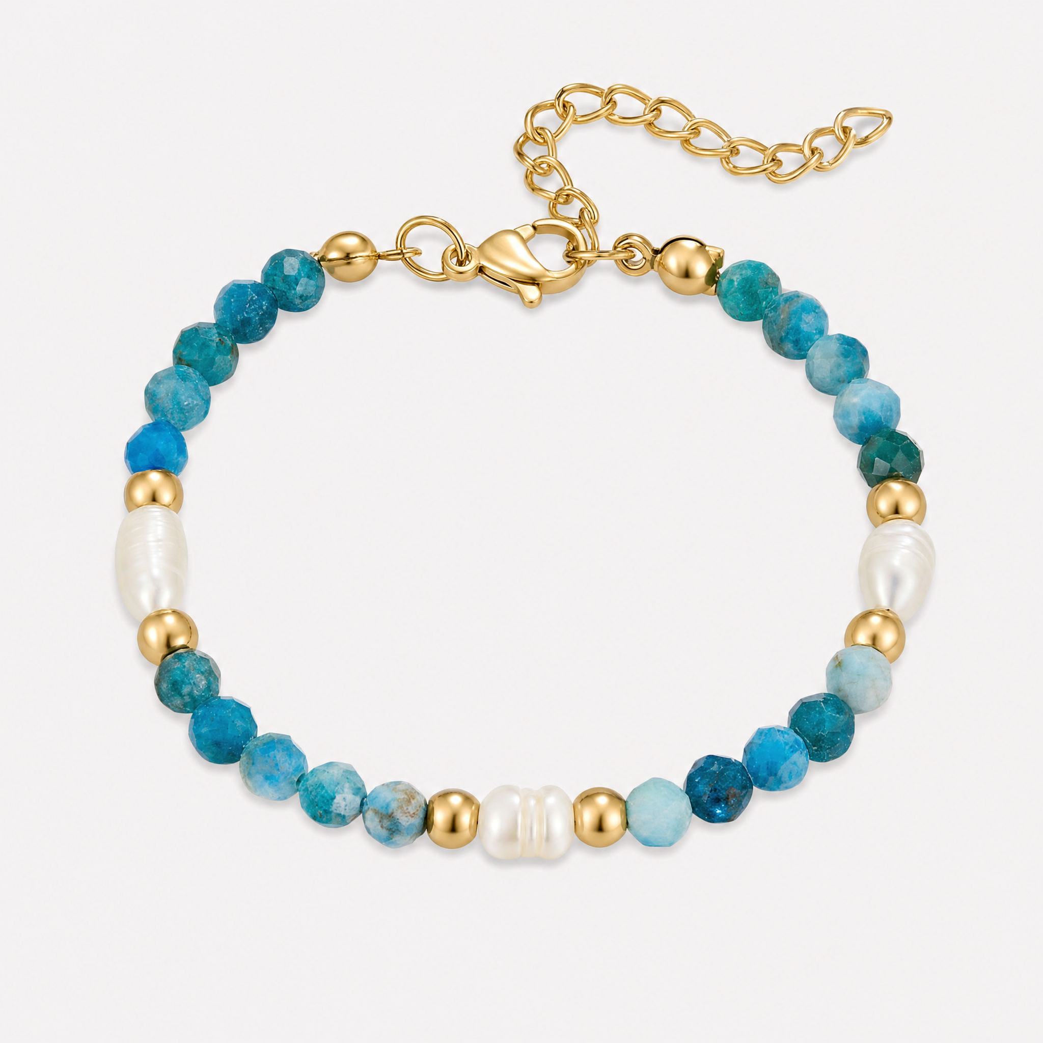 Rina Turquoise Bead Bracelet