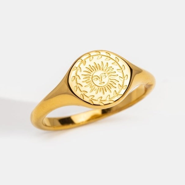 Domenica Sun Signet Ring