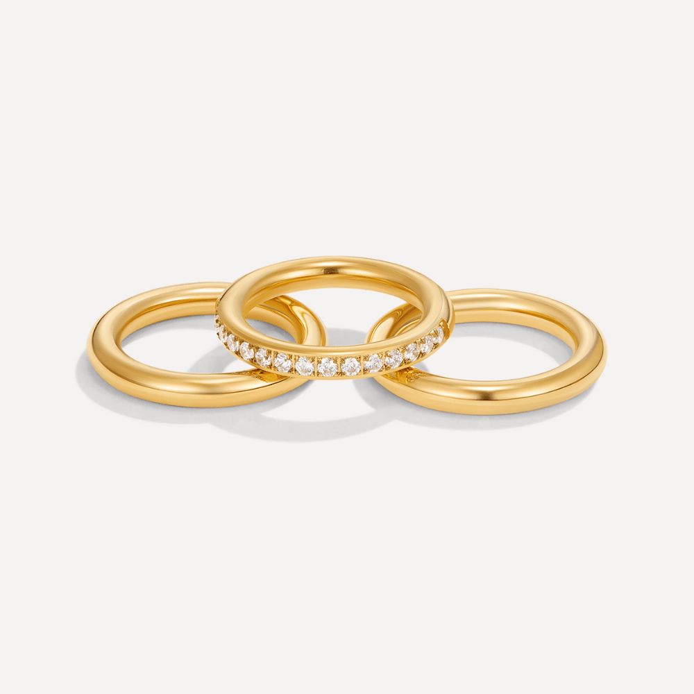 Terza Stacking Ring Set