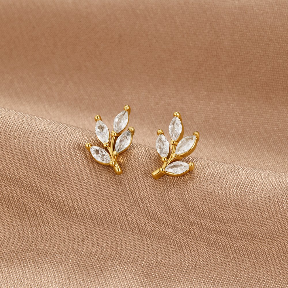 Rosalba Leaf Studs