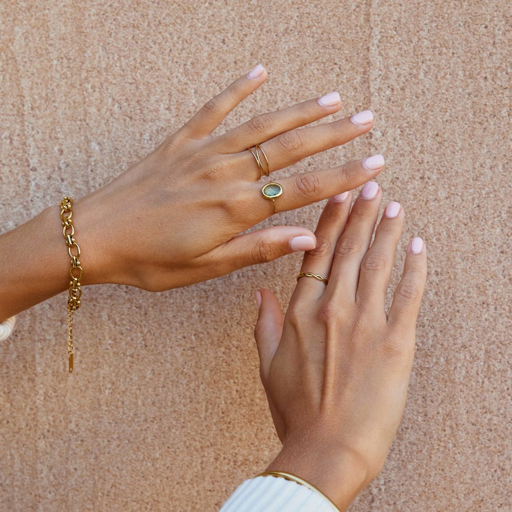 Azzurra Crystal Ring
