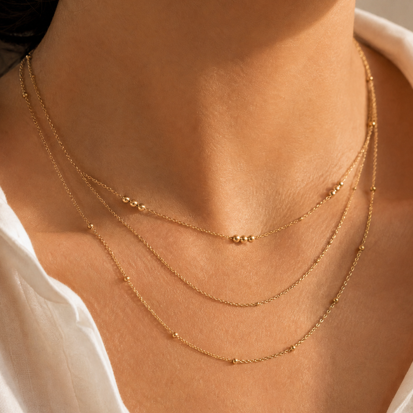 Delia Layered Chain Necklace