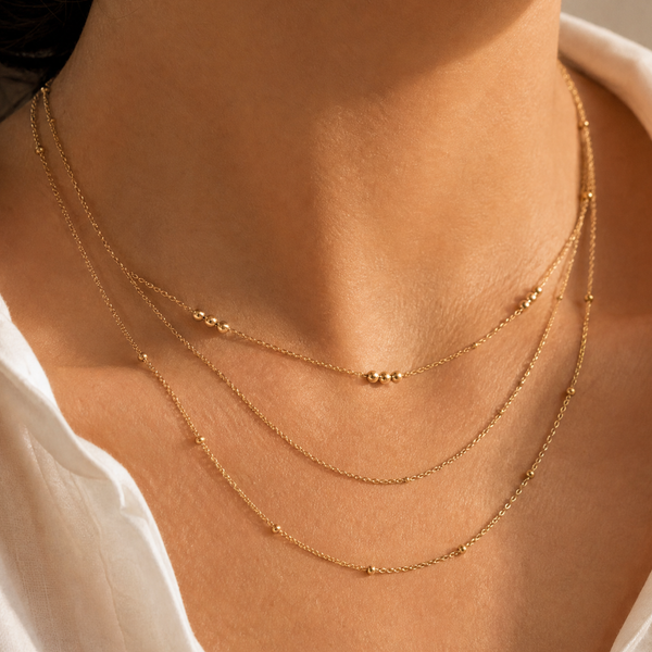Delia Layered Chain Necklace