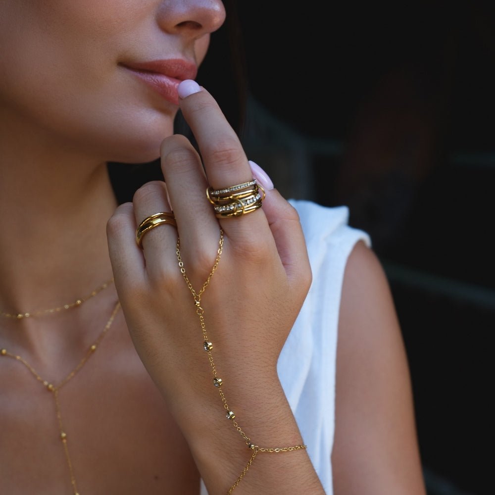Portia Pavé Band Ring