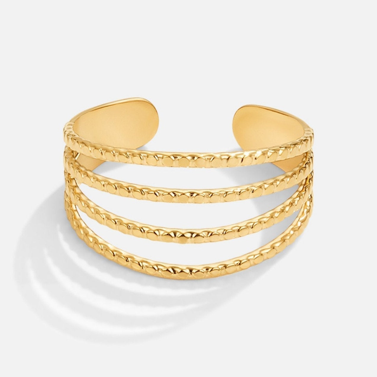 Filomena Stacked Wire Ring