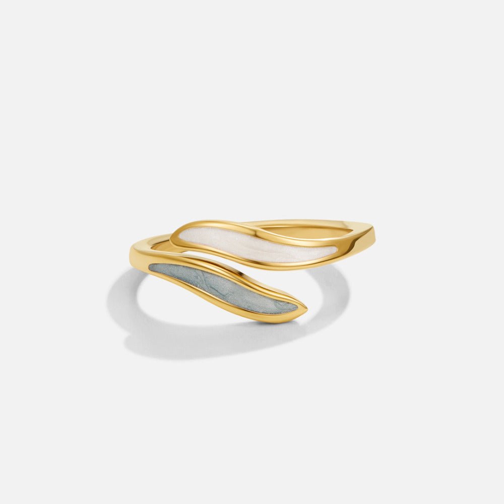 Colomba Enamel Wrap Ring