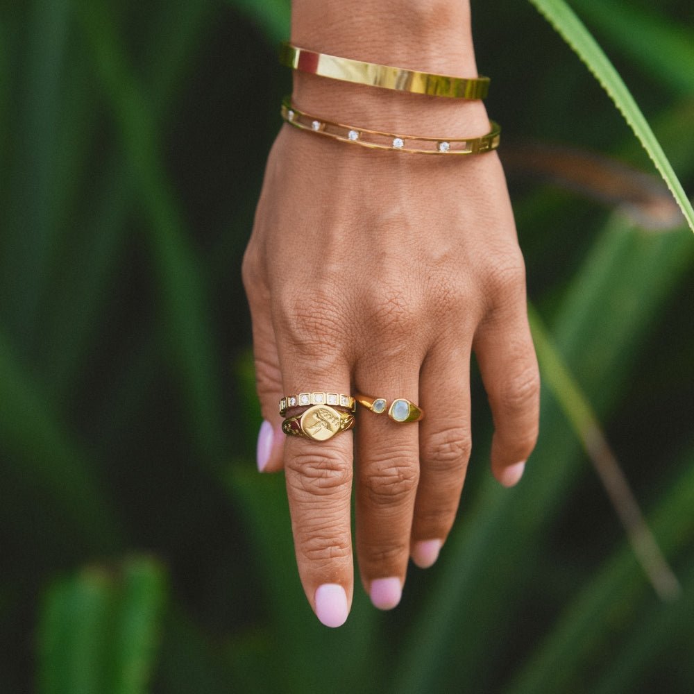 Eugenia Crystal Band Ring
