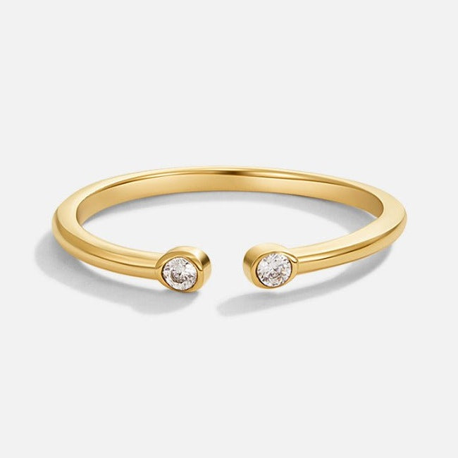 Gemella Duo Crystal Ring