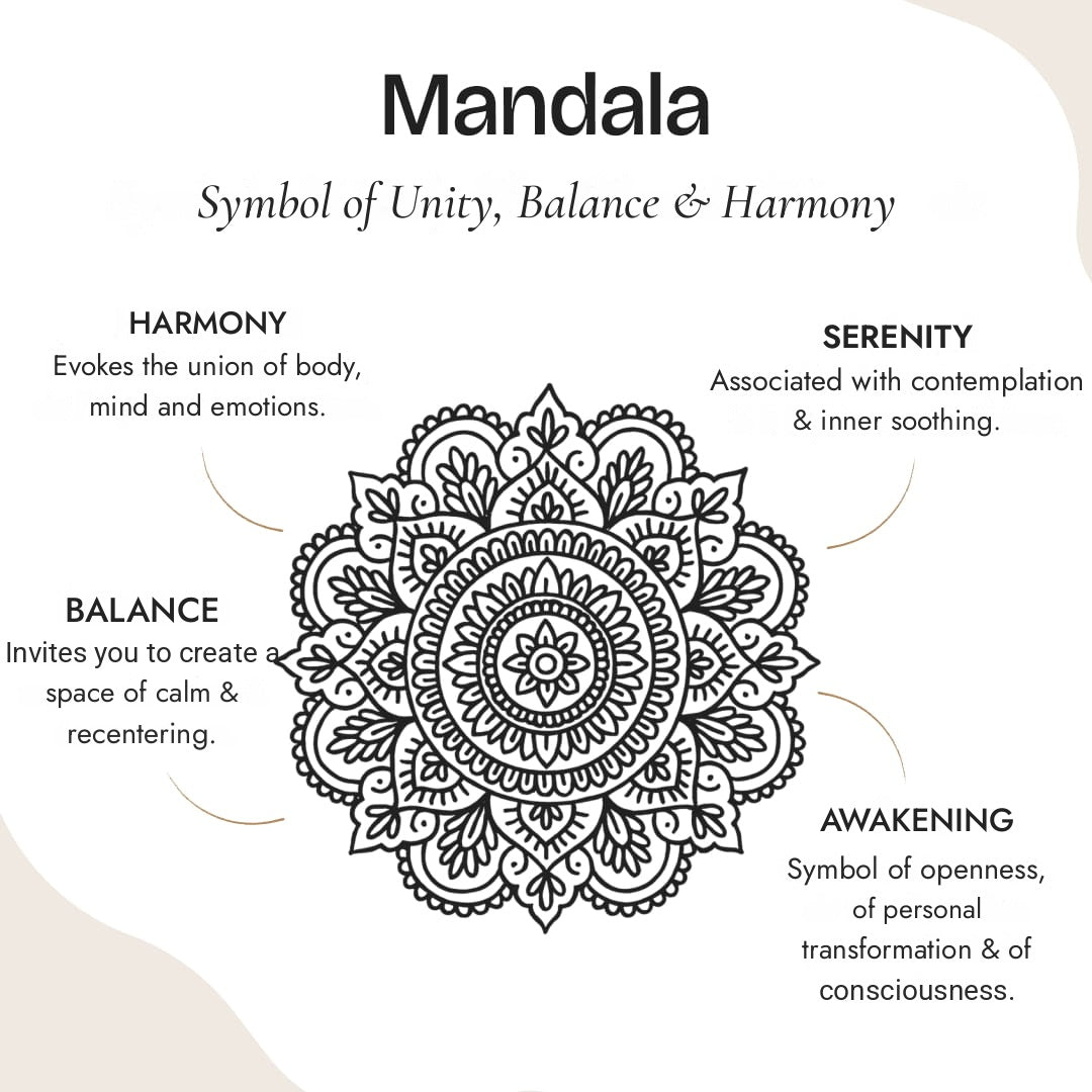 "Mandala Flower" Adjustable Ring