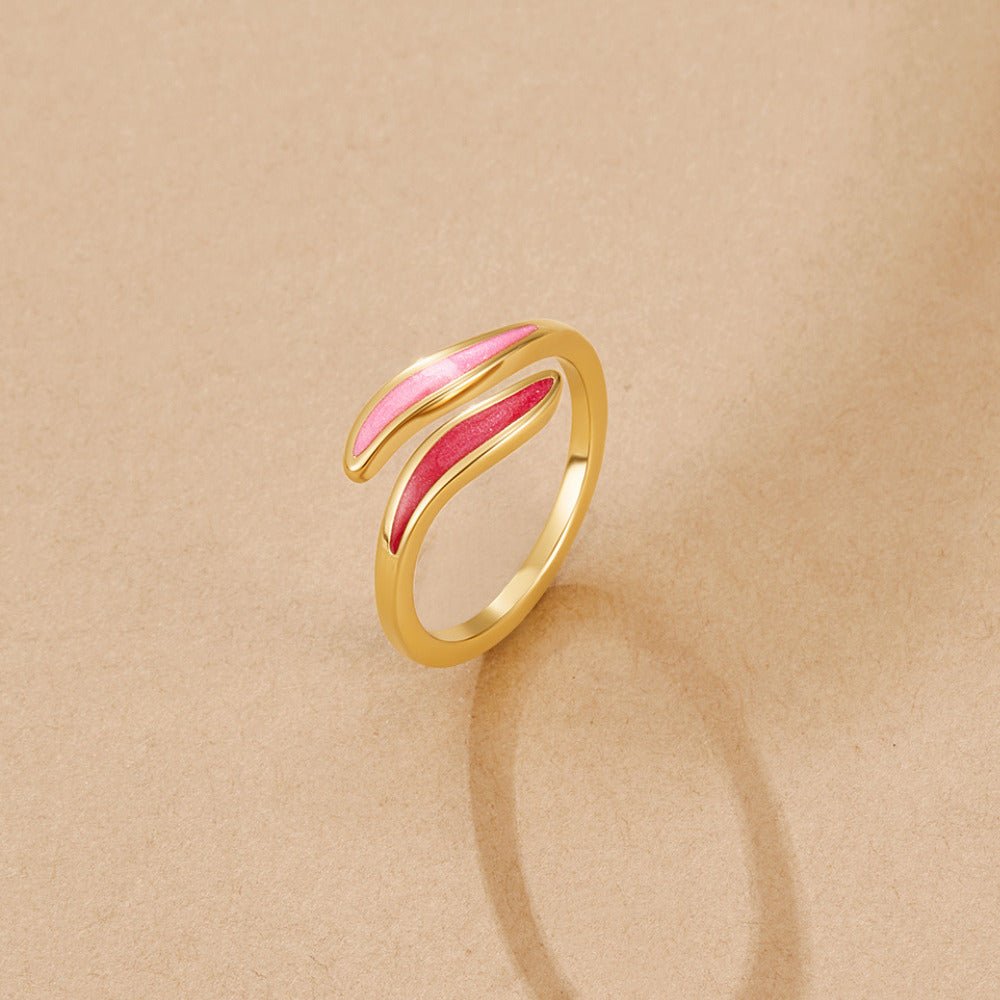 Colomba Enamel Wrap Ring