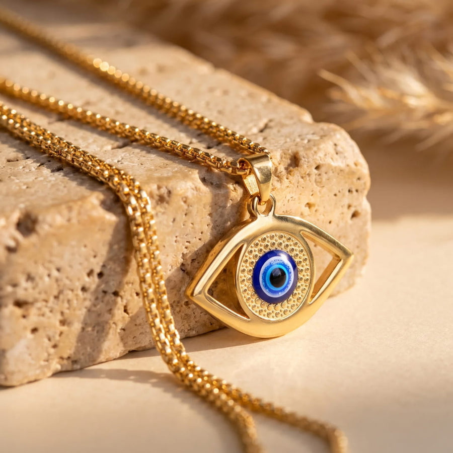 Blue Eye Pendant - Symbolic Protection from the Evil Eye