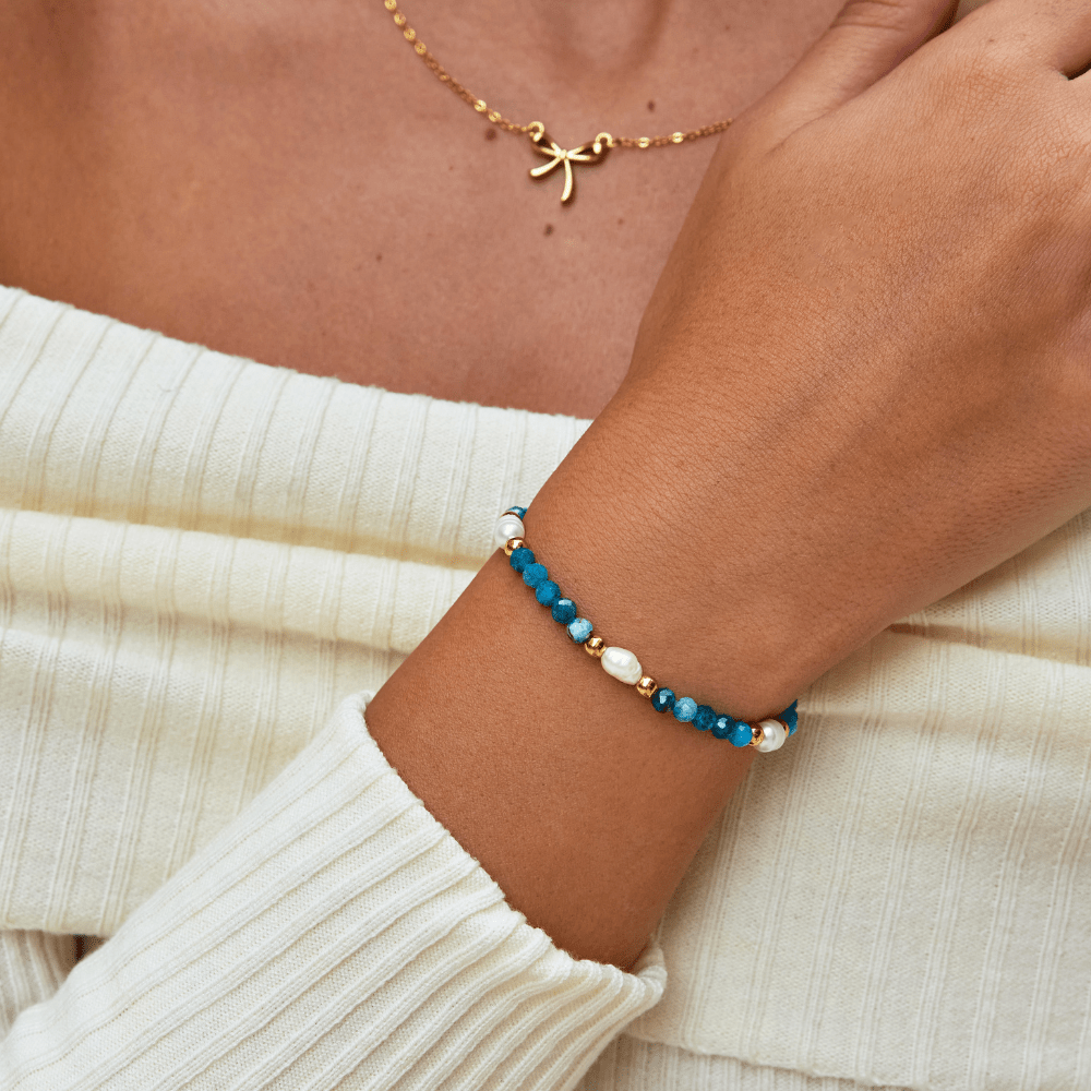 Rina Turquoise Bead Bracelet