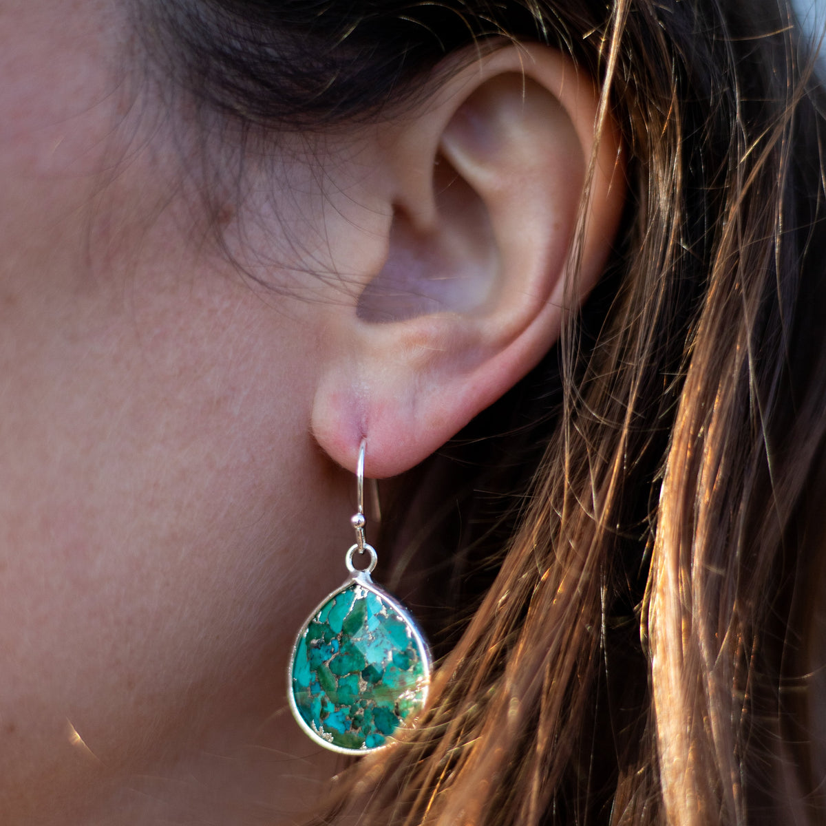 "Azure Sparkle" Earrings