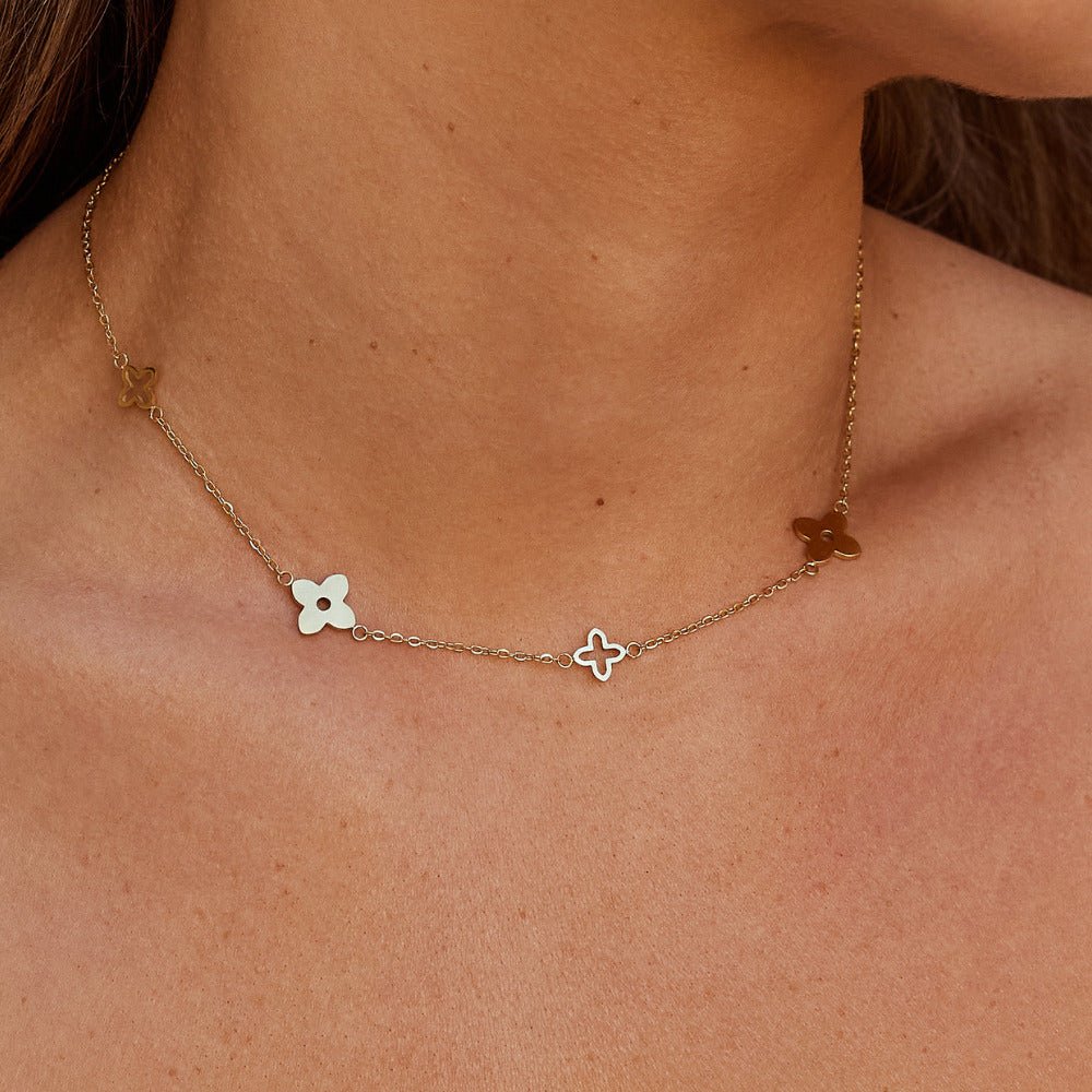 Santina Clover Chain Necklace