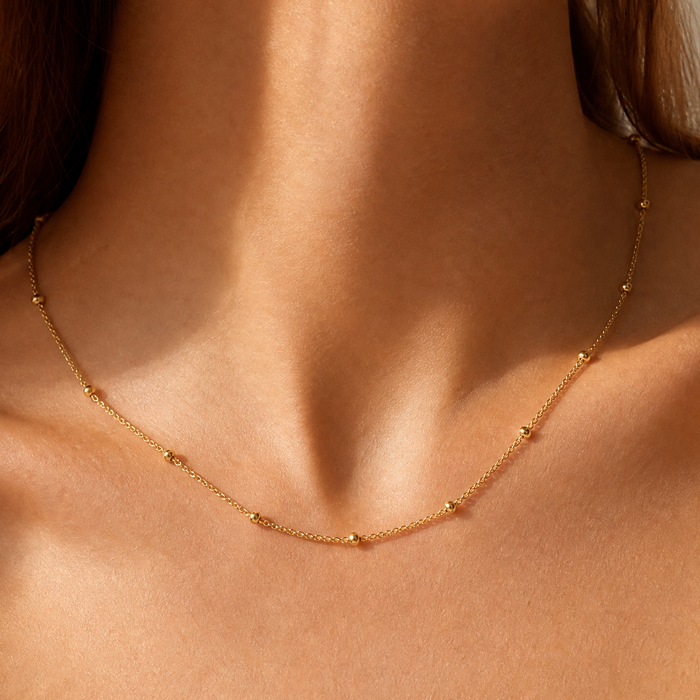 Gioia Bead Chain Necklace