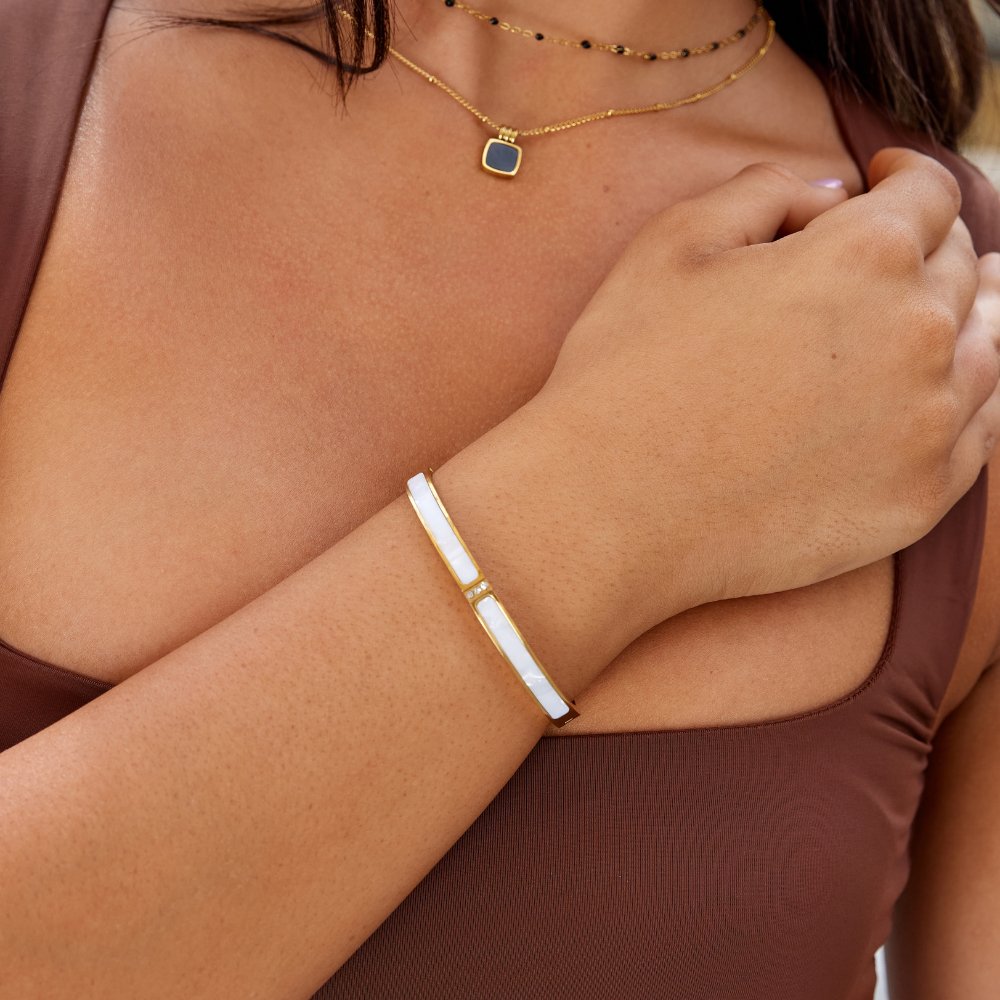Sabrina Enamel Bangle
