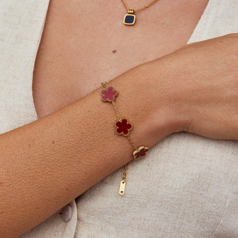 Rubina Flower Bracelet