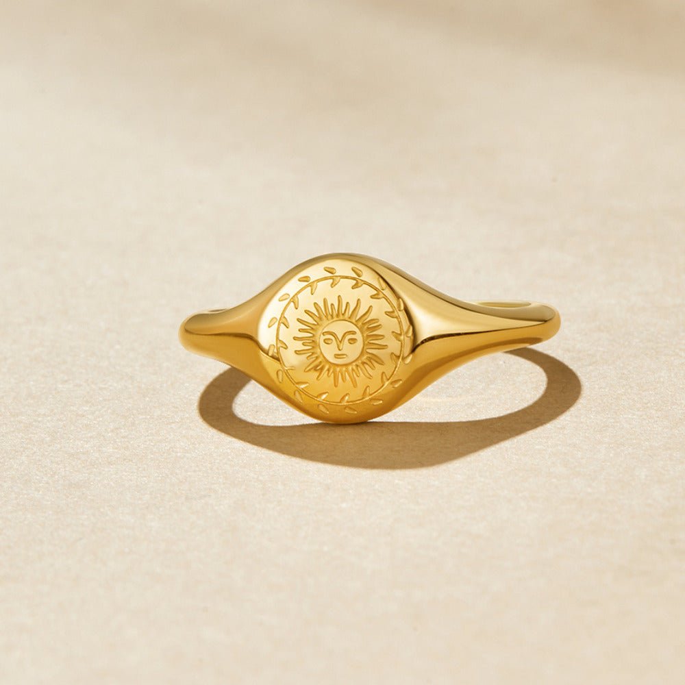 Domenica Sun Signet Ring