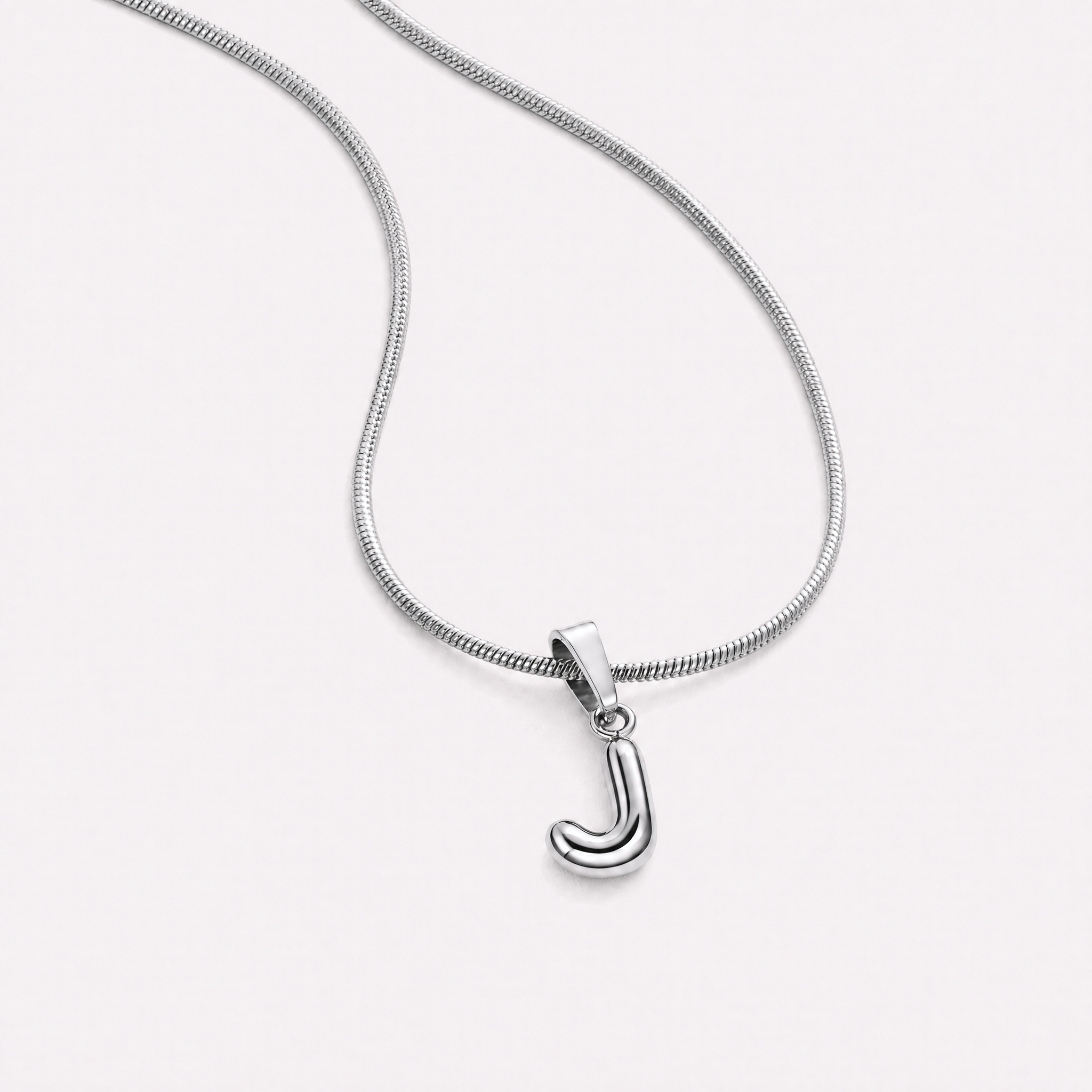 Bettina Bubble Initial Necklace