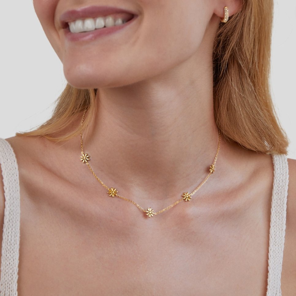 Arianna Daisy Chain Necklace