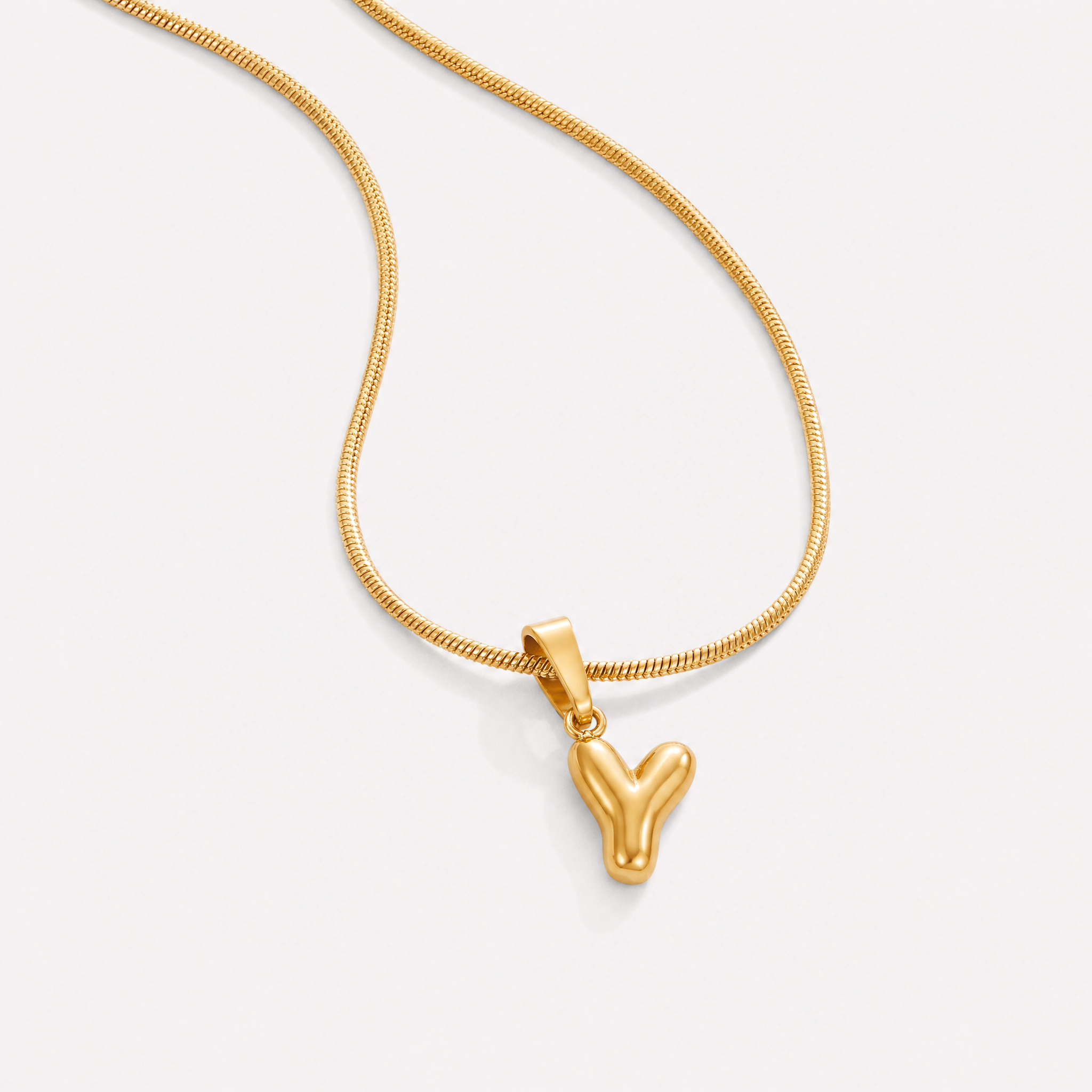 Bettina Bubble Initial Necklace
